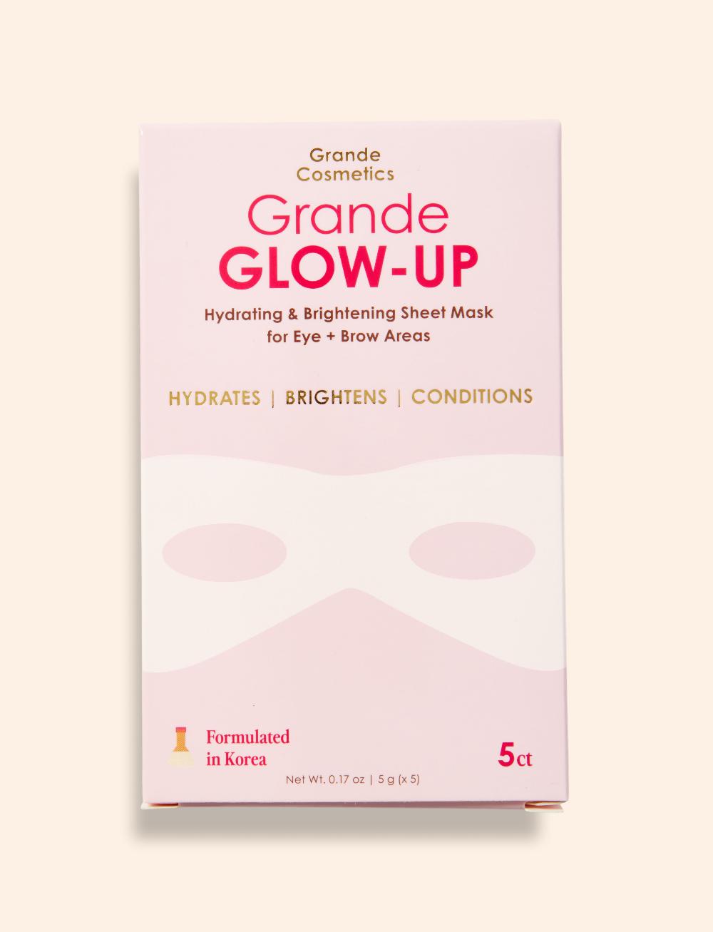Grande Cosmetics GrandeGLOW-UP Hydrating & Brightening Sheet Mask