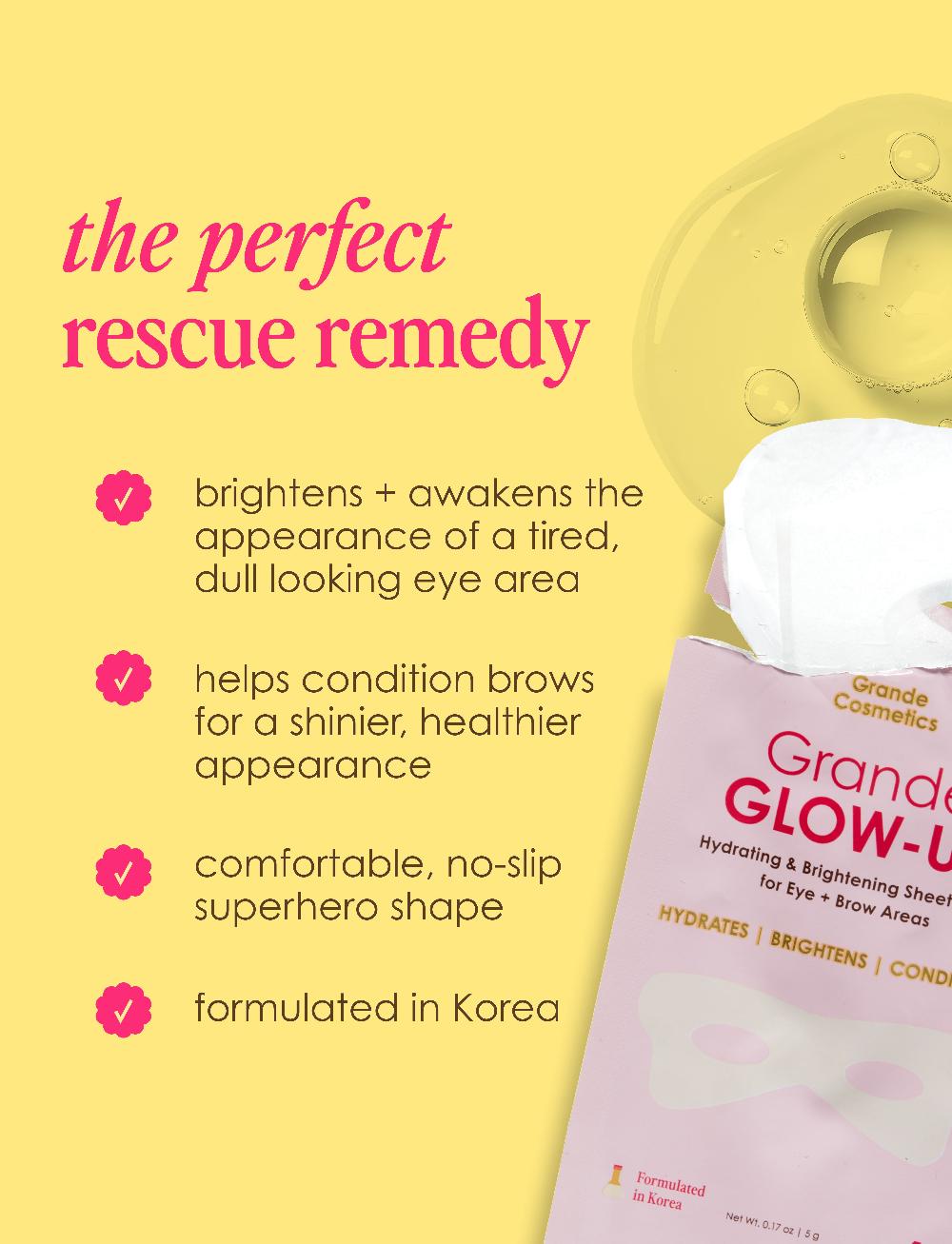 Grande Cosmetics GrandeGLOW-UP Hydrating & Brightening Sheet Mask