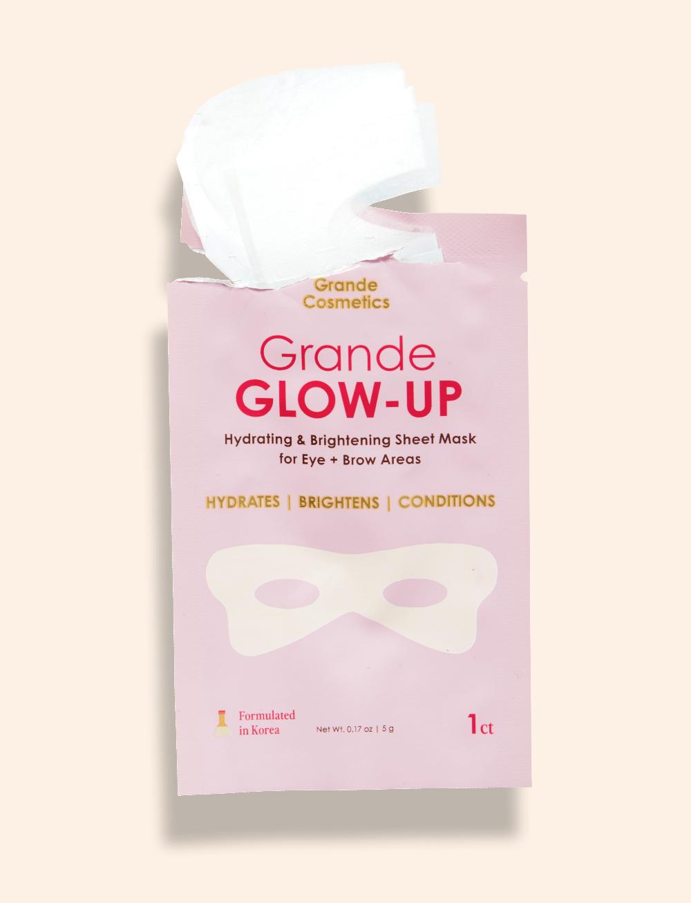 grande cosmetics GrandeGLOW-UP Hydrating & Brightening Sheet Mask