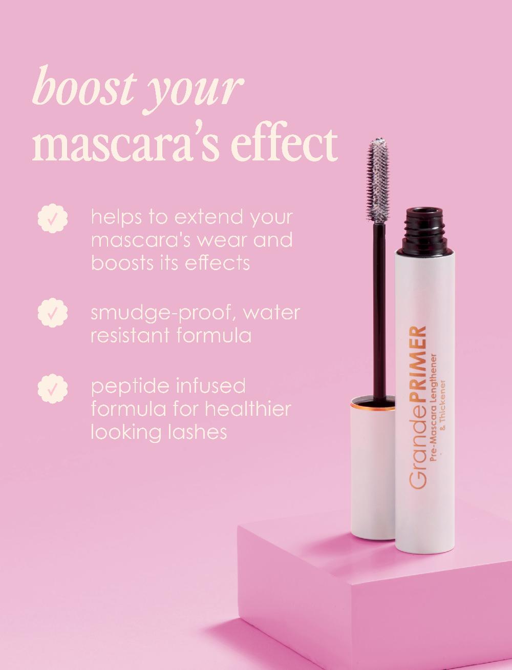 Grande Cosmetics GrandeLASH-MD GrandePRIMER GrandeREPAIR GrandeMASCARA & Makeup Bag