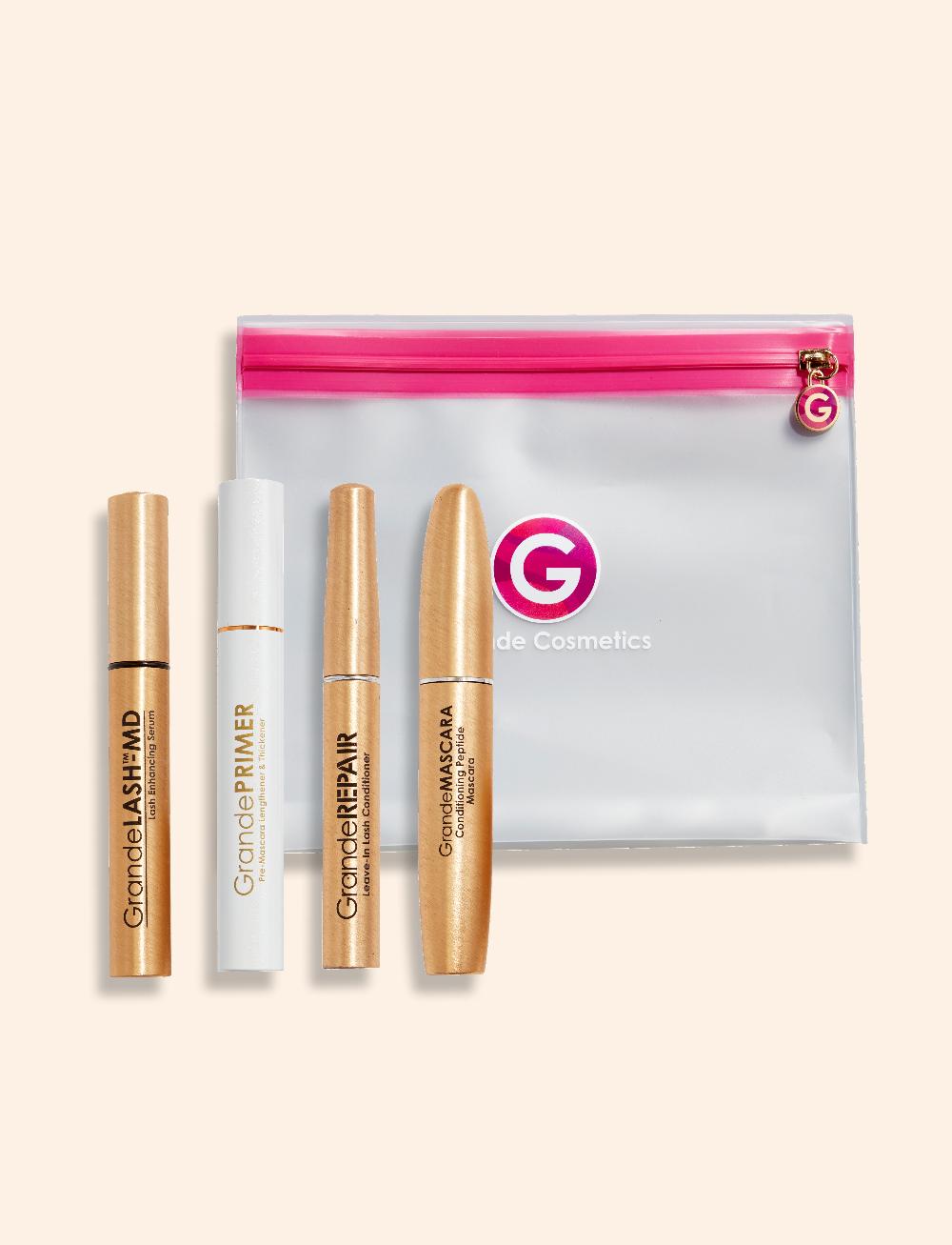 grande cosmetics GrandeLASH-MD GrandePRIMER GrandeREPAIR GrandeMASCARA & Makeup Bag