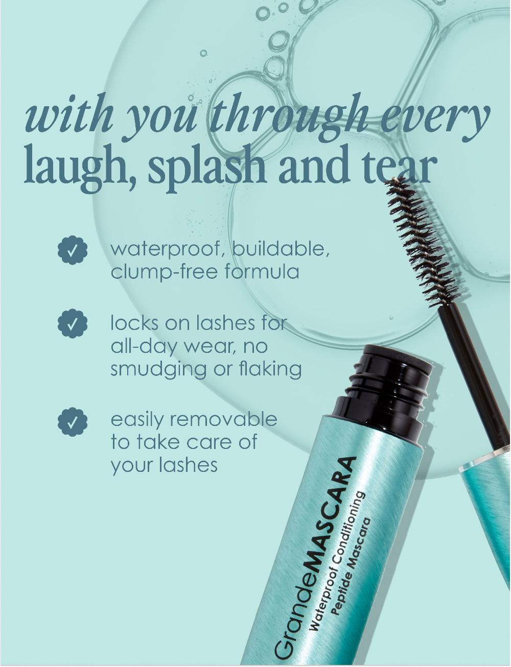 Grande Cosmetics GrandeMASCARA Waterproof Waterproof Conditioning Peptide Mascara