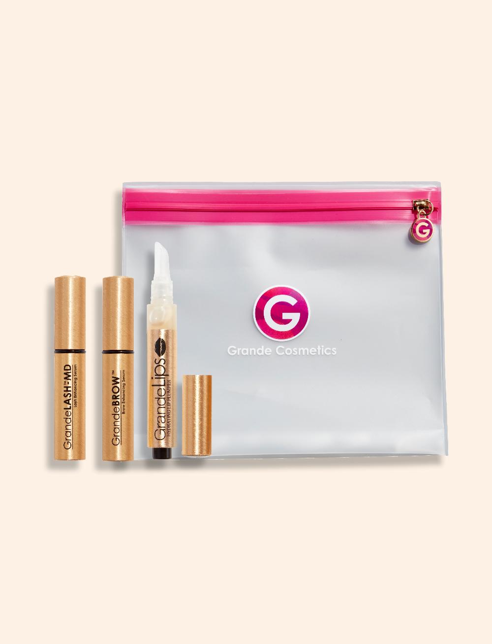 grande cosmetics Travel Size GrandeLASH-MD GrandeBROW & GrandeLIPS