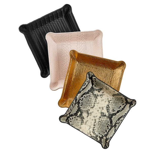 Graphic Image Leather Valet Tray