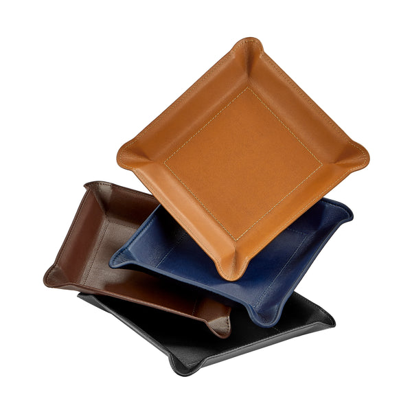 Graphic Image Leather Valet Tray