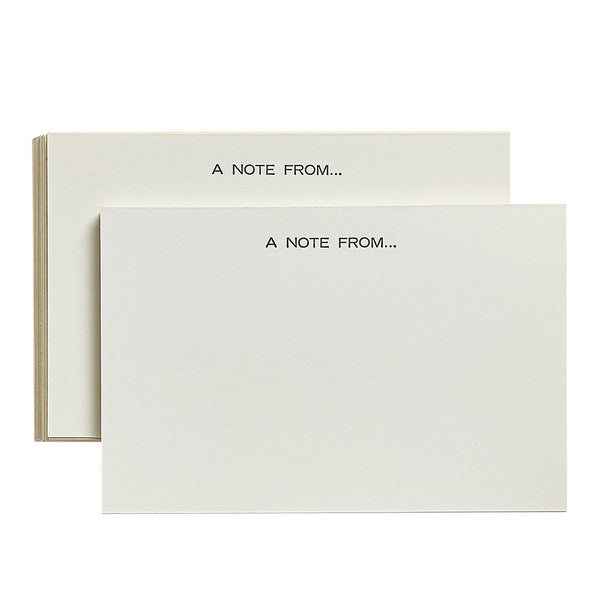 Graphic Image Letterpress Notecard Sets