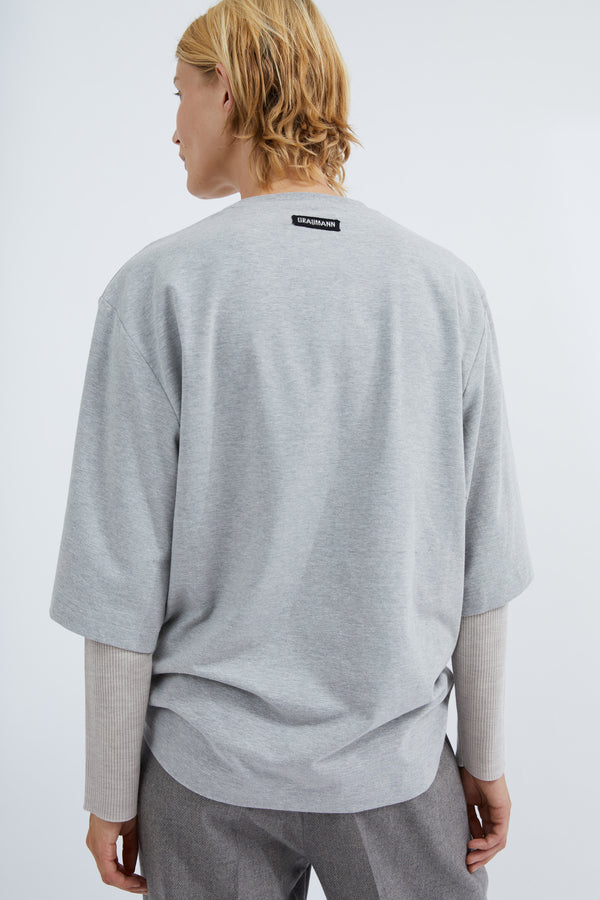 Graumann Alba T-shirt In Grey