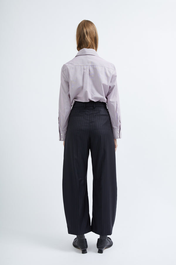 Graumann Betty Pants In Black Pinstripe