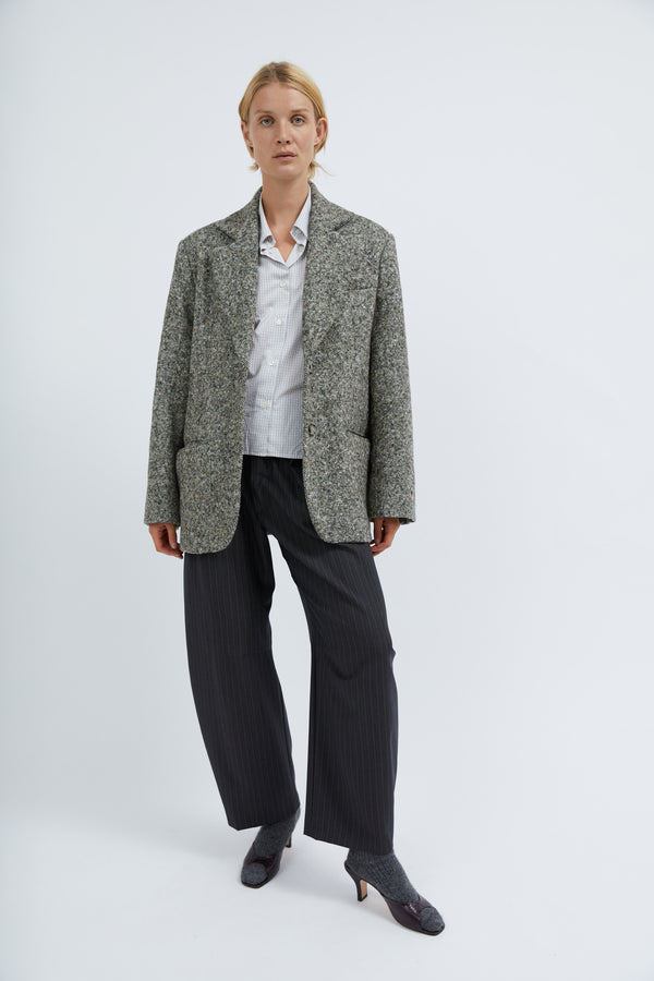 graumann Betty pants in grey Pinstripe