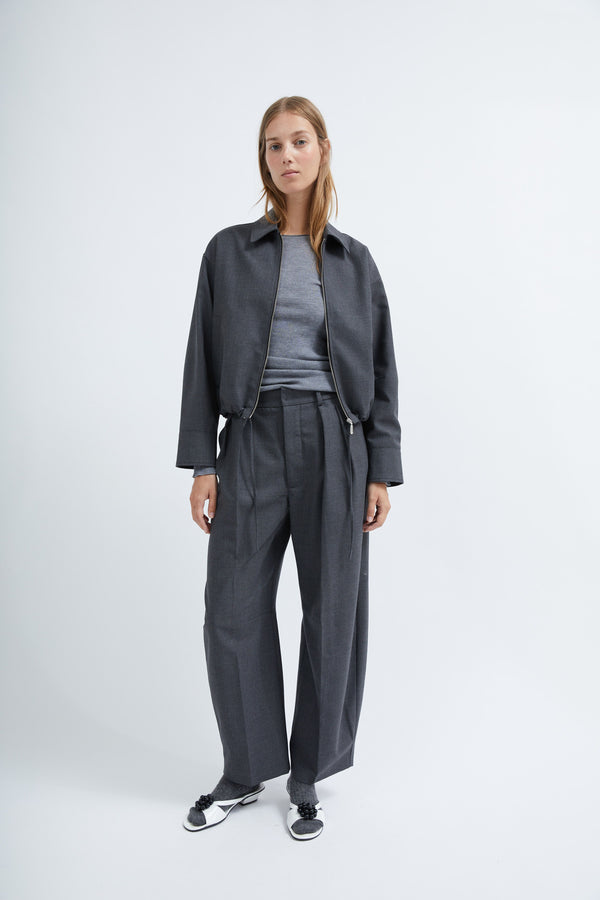 Graumann Betty Pants In Uniform Grey