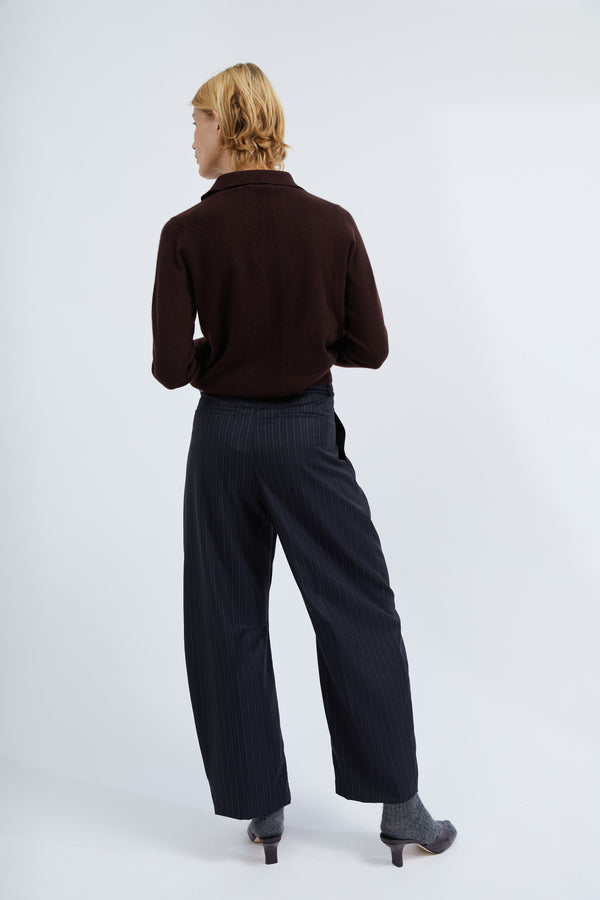 Graumann Elina Polo Knit In Brown