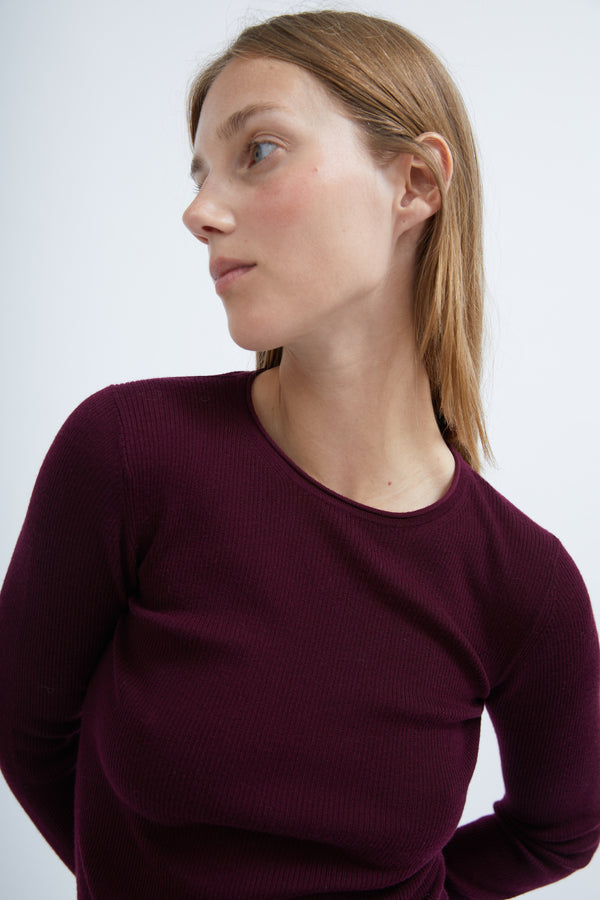 Graumann Levi Knit In Wine