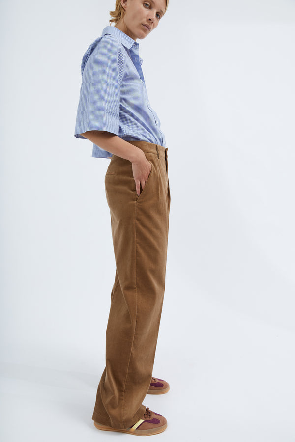 Graumann Lia Pants In Camel Corduroy