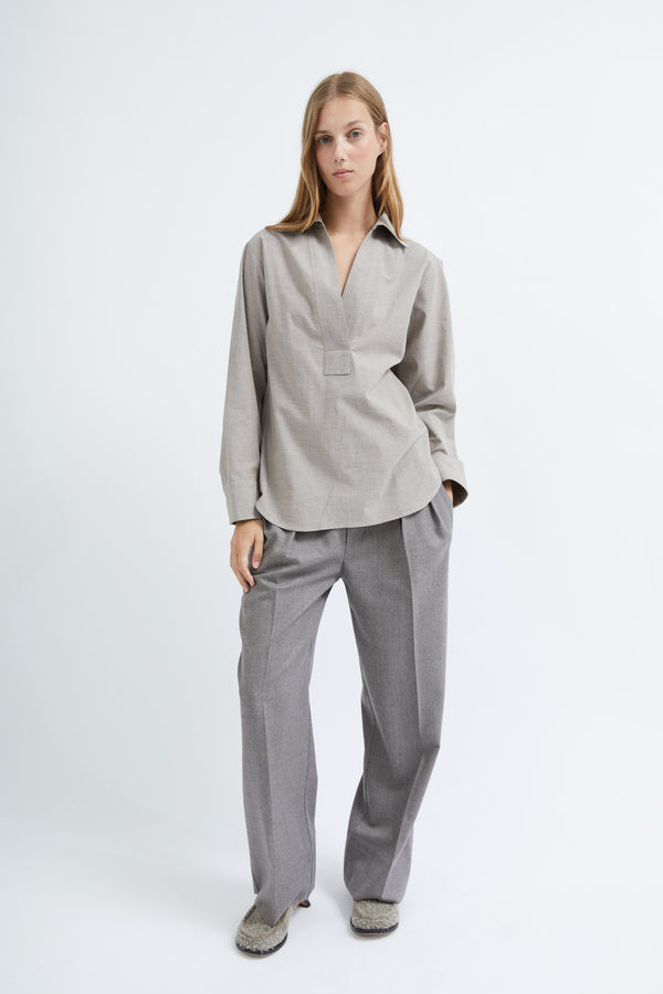 graumann Nana shirt in Nature melange