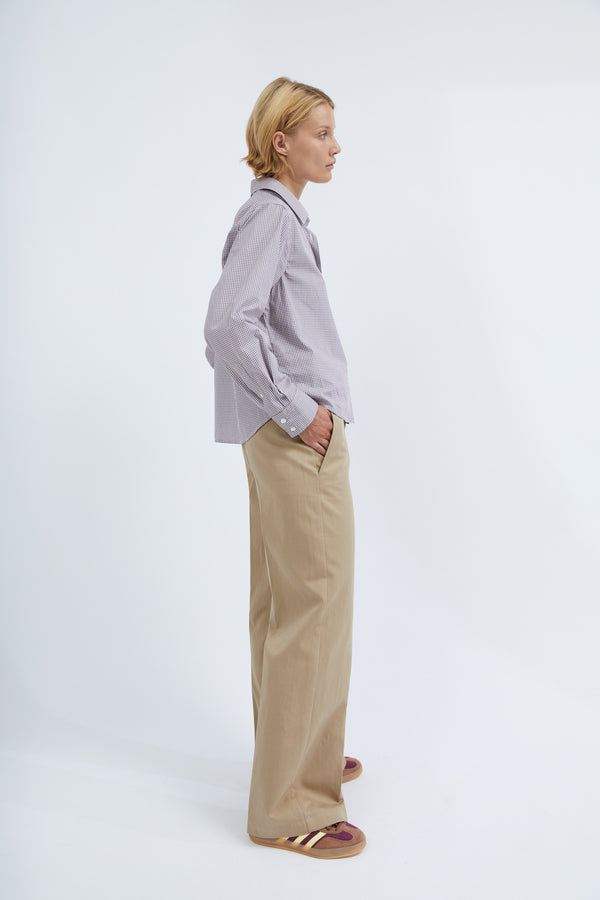 Graumann Selda Shirt In Red Check Cotton