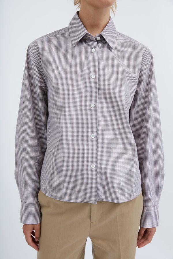 graumann Selda shirt in Red check cotton