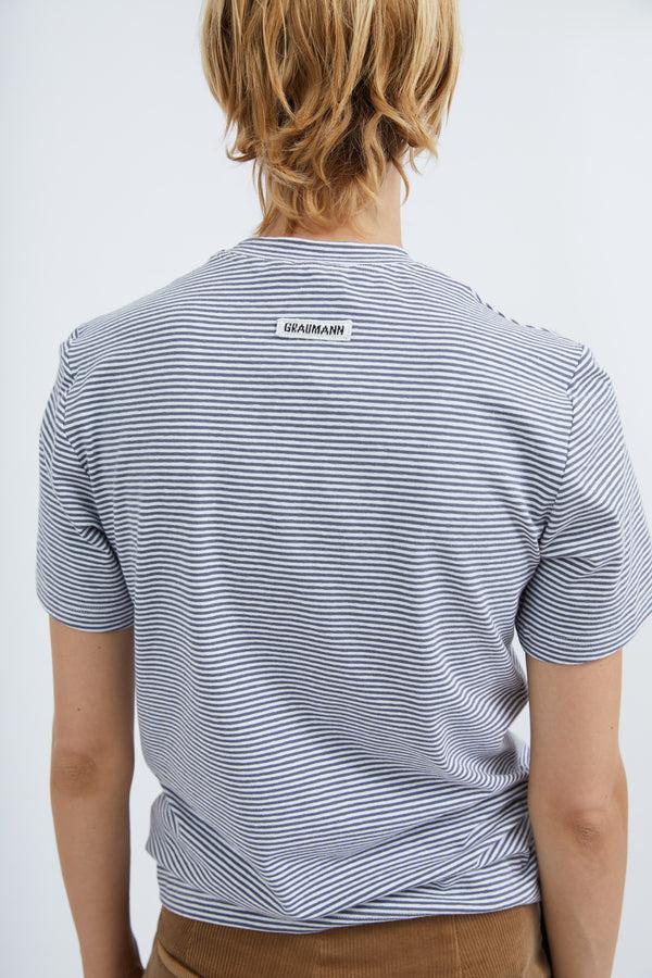 Graumann Smilla T-shirt In Grey Stripe