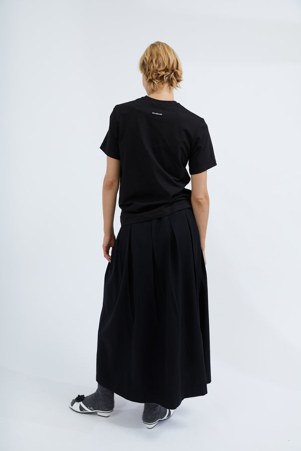 Graumann Viola Skirt In Black Light Wool