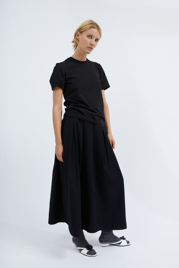 graumann Viola skirt in Black light wool