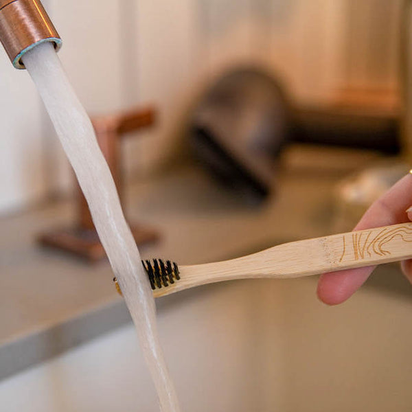Gravel Bamboo Toothbrush | Black Bristles