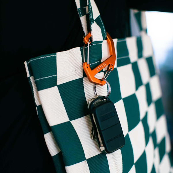 Gravel Double Gated Carabiner | Orange