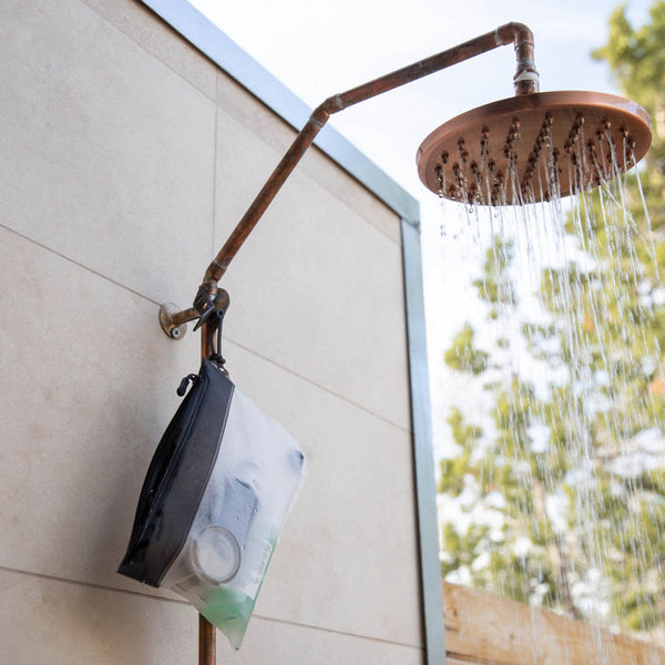 Gravel The Pouch | 3-1-1 TSA Compliant Shower Bag