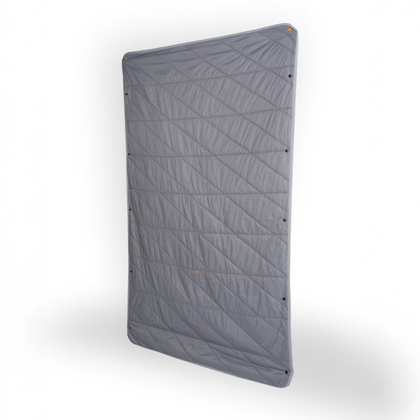 Gravel Layover™ Travel Blanket - Packable & Puffy | Gray