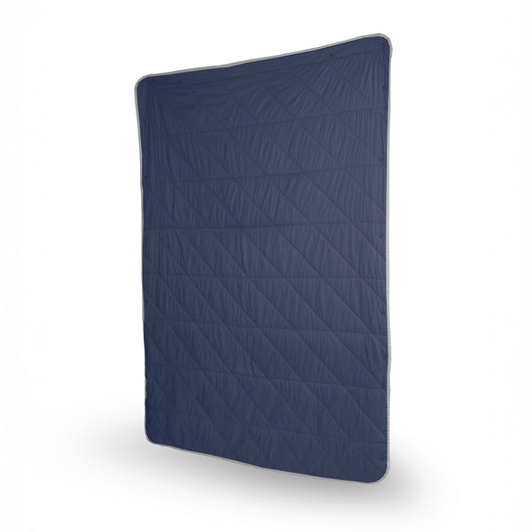 Gravel Layover™ XL Travel Blanket - Packable & Puffy | Blue