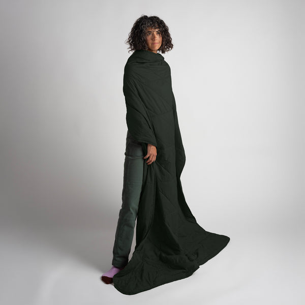 Gravel Layover™ XL Travel Blanket - Packable & Puffy | Spruce