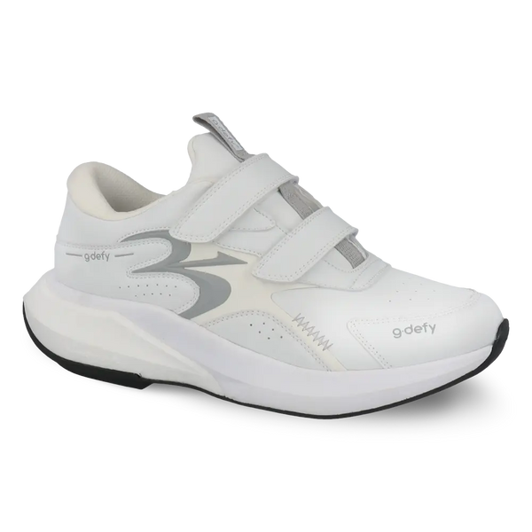 gravity defyer Women's white ZenStride Slip-On