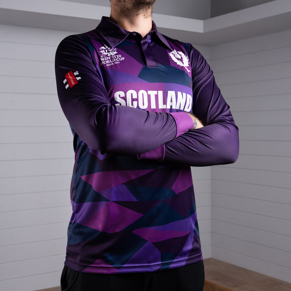 Gray Nicolls Cricket Scotland T20 World Cup Long Sleeve Shirt - Men's