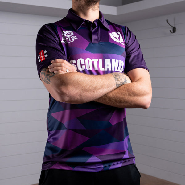 Gray Nicolls Cricket Scotland T20 World Cup Short Sleeve Shirt - Men's