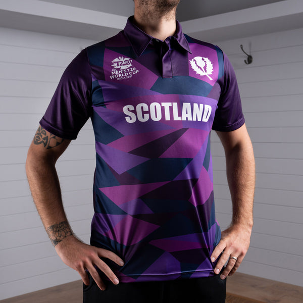 Gray Nicolls Cricket Scotland T20 World Cup Short Sleeve Shirt - Men's