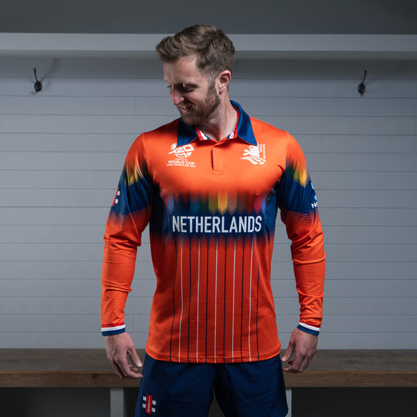 Gray Nicolls Netherlands T20 World Cup 24 Shirt - Men's Long Sleeve