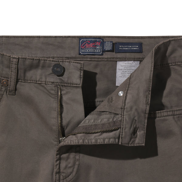 Grayers Alternative Stretch Slim Fit 5 Pocket - Gunmetal