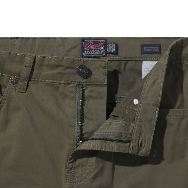 Grayers Alternative Stretch Slim Fit 5 Pocket - Olive Drab