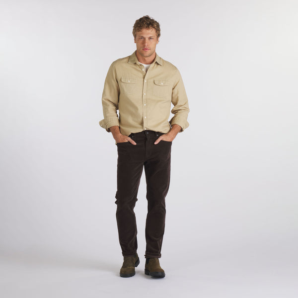 Grayers Burlington 5 Pocket Stretch Corduroy - Coffee Bean