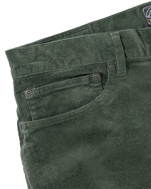 Grayers Burlington 5 Pocket Stretch Corduroy - Dusty Olive