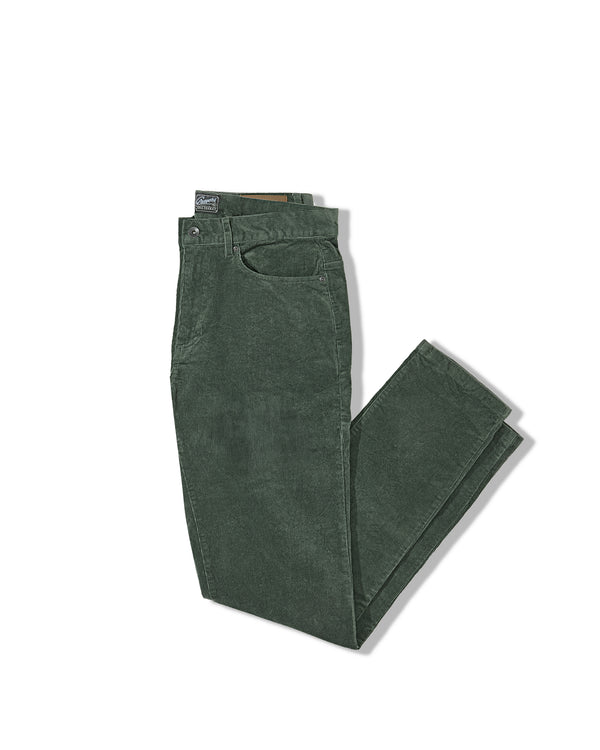 grayers Burlington 5 Pocket Stretch Corduroy - Dusty Olive