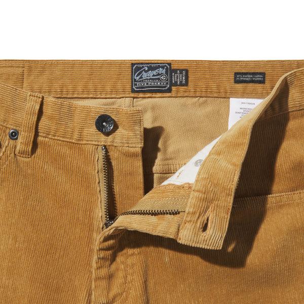 Grayers Burlington 5 Pocket Stretch Corduroy - Saddle