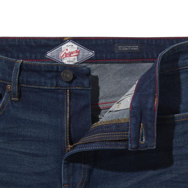 Grayers Edward Stretch Straight Fit Denim - Blue Wash