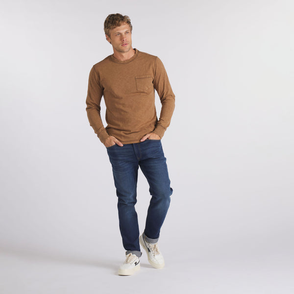 Grayers Edward Stretch Straight Fit Denim - Blue Wash