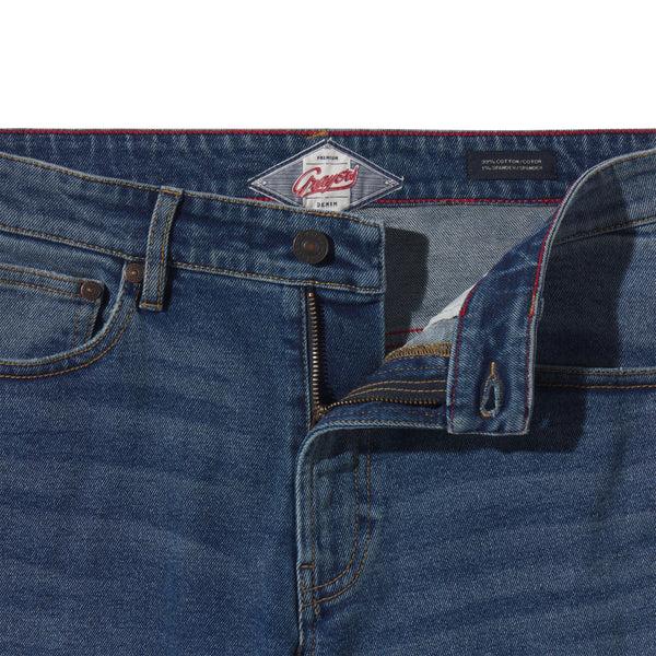 Grayers Edward Stretch Straight Fit Denim - Vintage Wash
