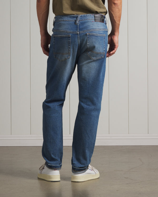 Grayers Edward Stretch Straight Fit Denim - Vintage Wash