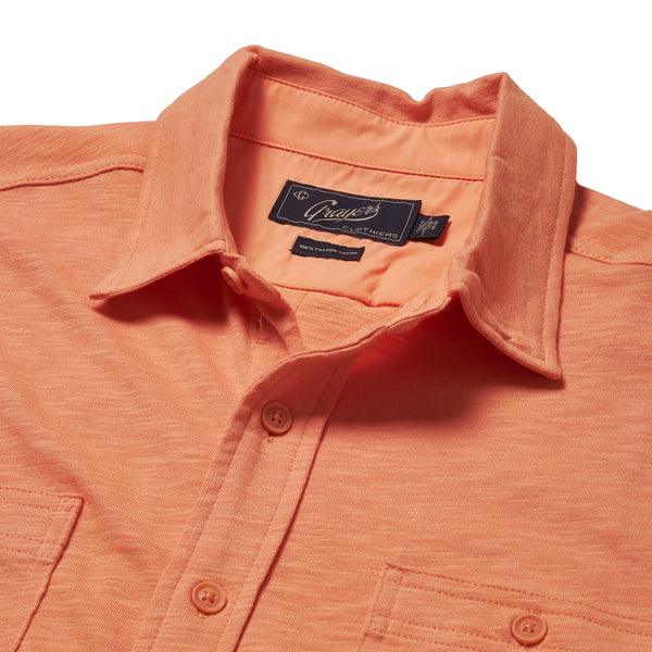 Grayers Flex Everyday Knit Short Sleeve Shirt - Canyon Sunset