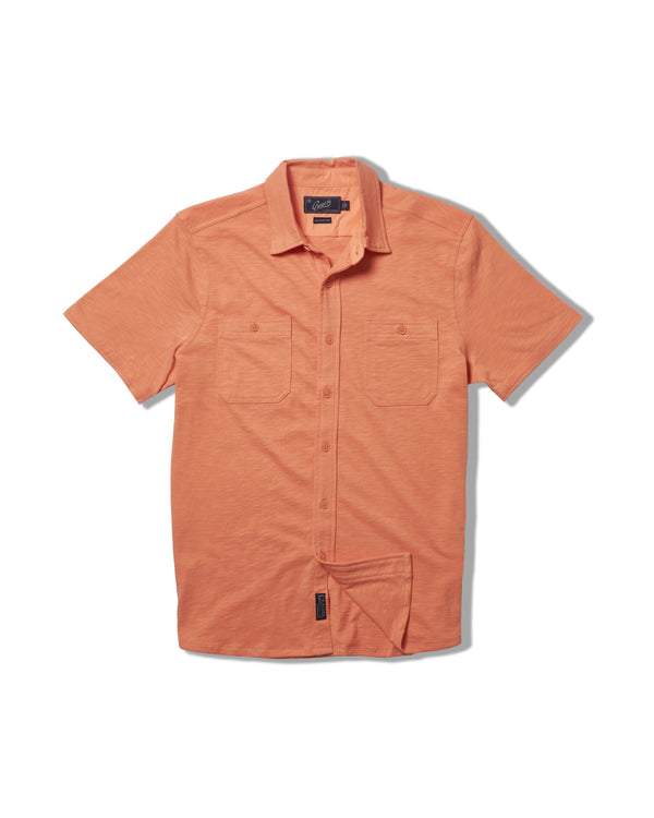 grayers Flex Everyday Knit Short Sleeve Shirt - Canyon Sunset