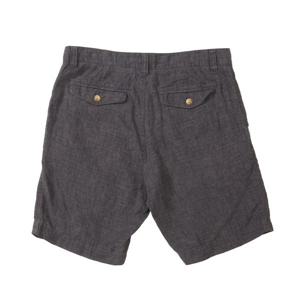 Grayers Aventura Washed Linen Shorts - Charcoal