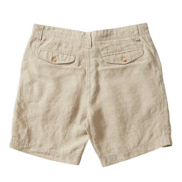 Grayers Aventura Washed Linen Shorts - Safari