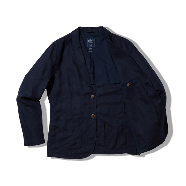 Grayers Bal Harbour 2 Button Linen Blazer - Navy