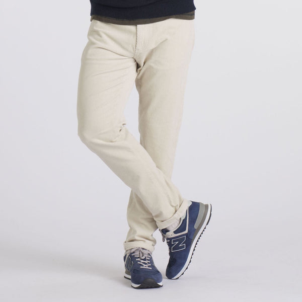 Grayers Burlington 5 Pocket Stretch Corduroy - Stone